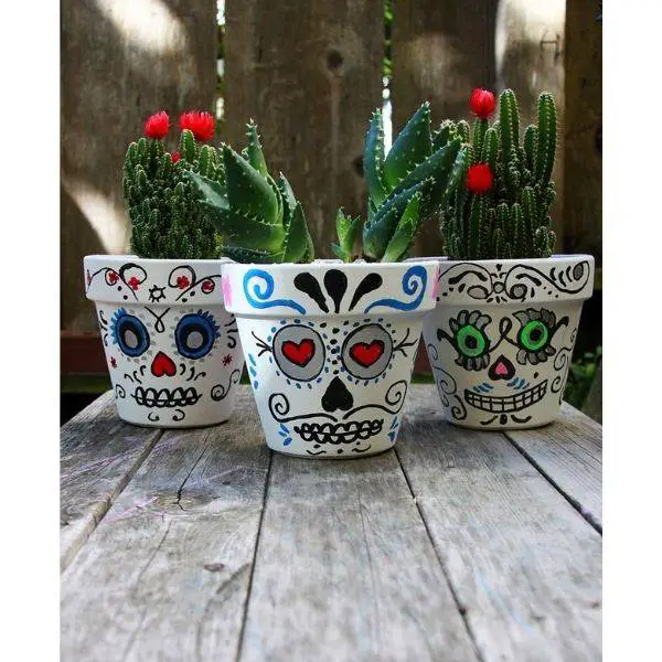 skull Plant Pots