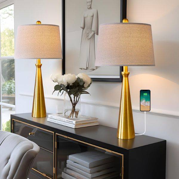  Gold Accent Lamps