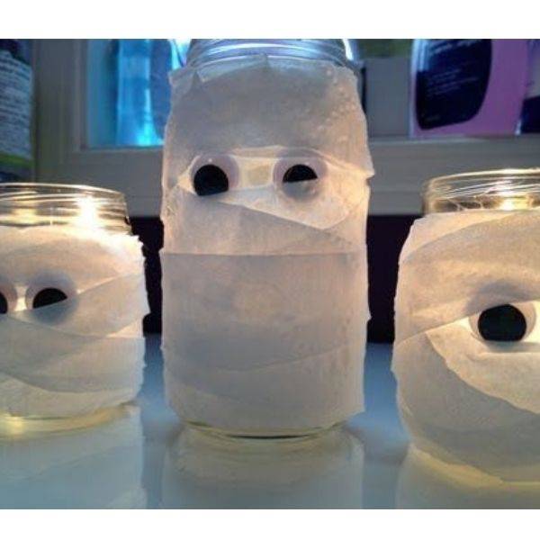 Mummy Candle Jars