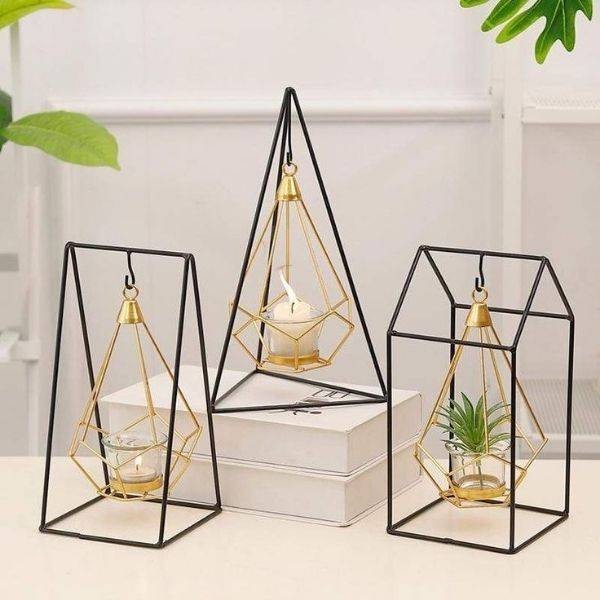 Geometric Candle Holders