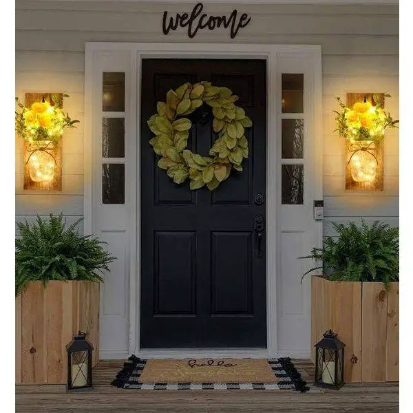 . DIY Mason Jar Sconces