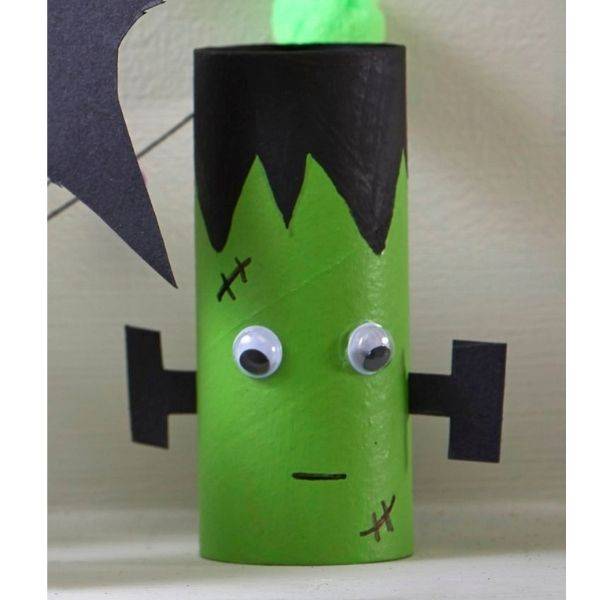 Frankenstein Toilet Paper Roll Crafts