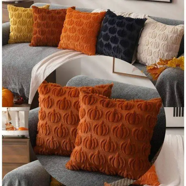 . Textured Throw Pillows