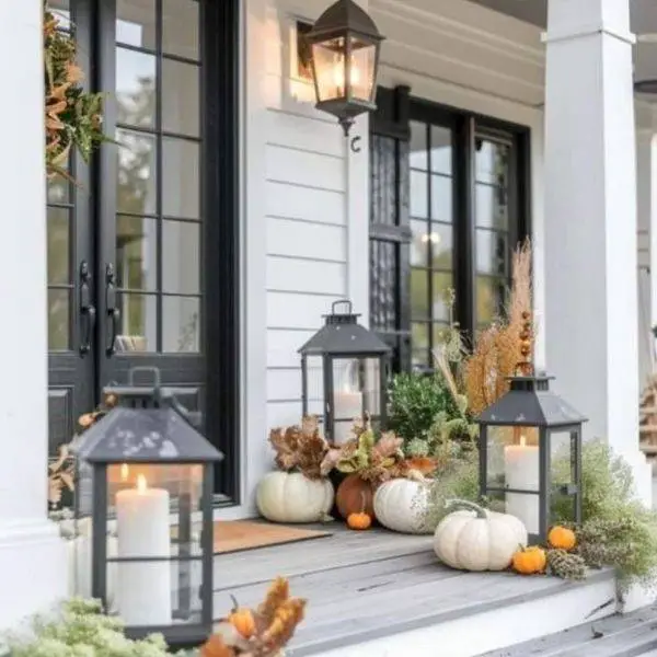  Lanterns with LED Candles