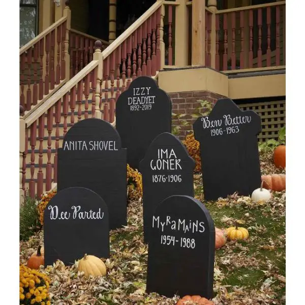  Foam Tombstones