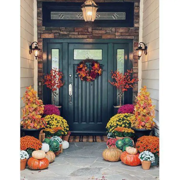  Mums in Neutral Pots