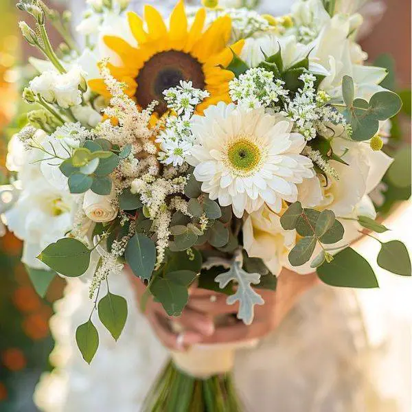 . October Sunflower Bouquet