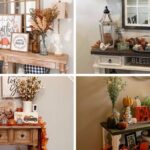 Cozy Fall Entry Table Decor Ideas for a Modern, Farmhouse, or Cottage-Inspired Entryway!