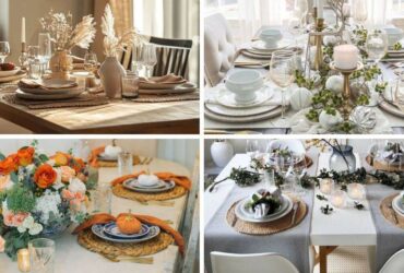 FALL WEDDING TABLESCAPES