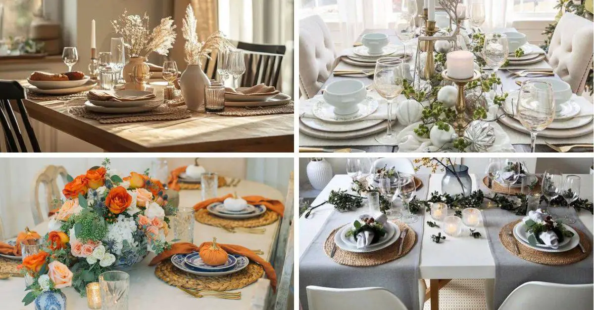 FALL WEDDING TABLESCAPES