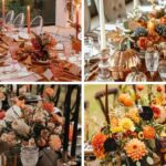 40 Stunning Fall Wedding Tablescapes | Jewel Tones, Simple Decor & Boho Pumpkins for Round & Long Tables