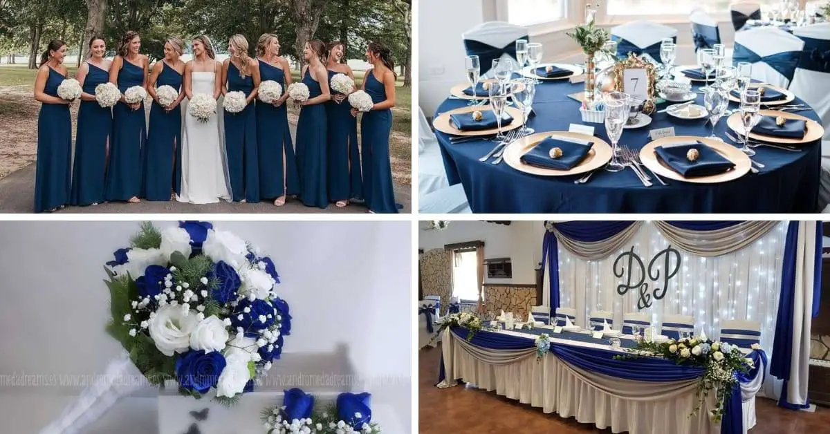 Gorgeous Fall Wedding Color Schemes with Blue