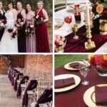 Stunning Fall Wedding Color Schemes with Burgundy