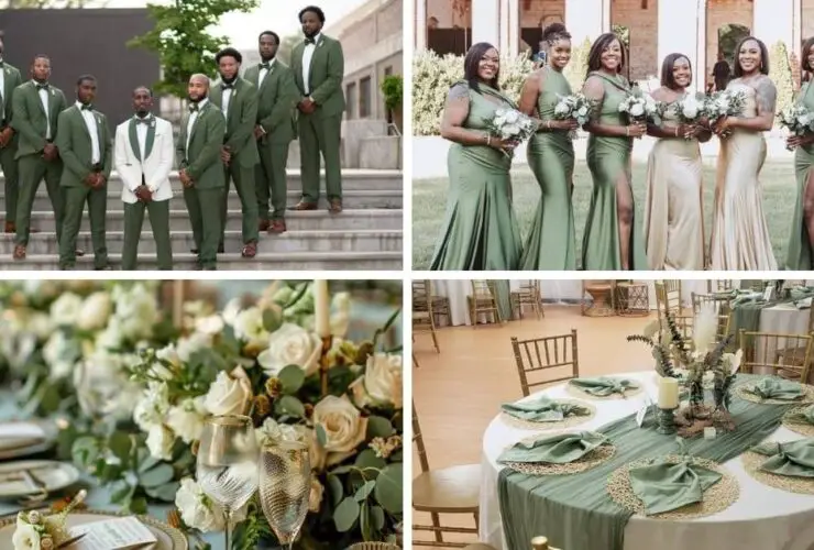 Stunning Fall Wedding Color Schemes with Green