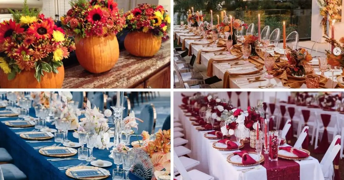 Stunning Fall Wedding Color Schemes for September, October, and November